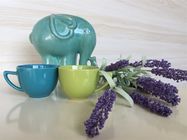 3oz Color Glazed Coating CeramicCoffee Mini Cup With Custom Handle
