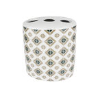 High End Glossy Porcelain Stoneware Bathroom Accessories Set Soap Dispenser